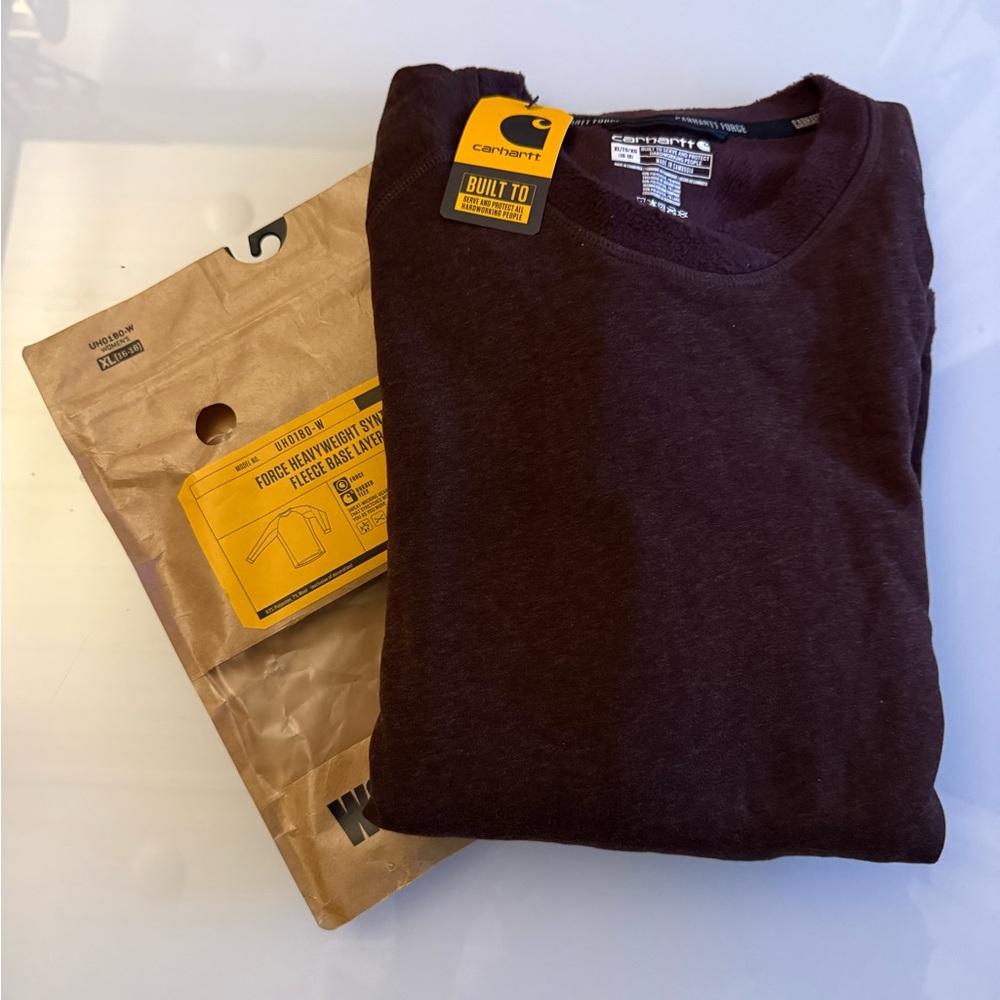 Carhartt Women’s Long-Sleeve Thermal Shirt — Maroon